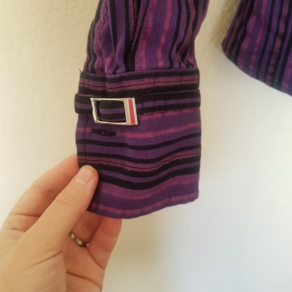 ALFANI Petite Button down - Picture 6 of 7